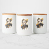 Creëer Je eigen vurige heks Voedselcontainer Etiket (Flessen)