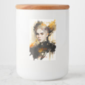 Creëer Je eigen vurige heks Voedselcontainer Etiket (Voorkant)