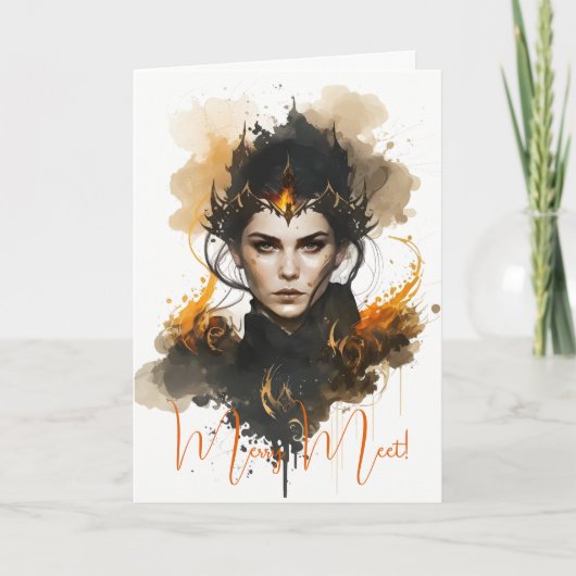 Creëer Je eigen vuurheks Kaart (Voorkant)