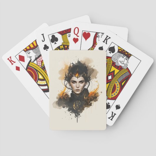Creëer Je eigen vuurheks Pokerkaarten (Achterkant)