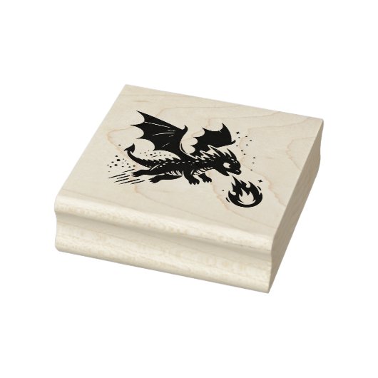 Creëer Je Eigen Vuurspuwende Draak Jong Rubberstempel (Stempel)
