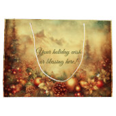 Creëer Je eigen warme kerstbergkrans Groot Cadeauzakje (Achterkant)