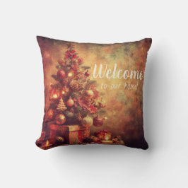 Creëer je eigen warme kerstboom kussen