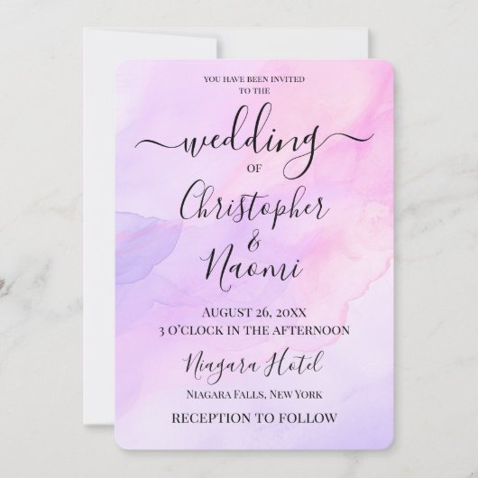 Creëer je eigen Waterverf achtergrond Kaart (Voorkant)