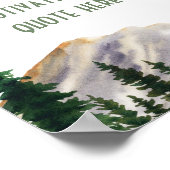 Creëer Je eigen Waterverf bergen Poster (Hoek)