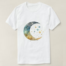Creëer Je eigen Waterverf Crescent Moon & Stars