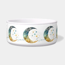 Creëer Je eigen Waterverf Crescent Moon & Stars Voerbakje