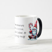 Creëer Je eigen Westerne pepermunt kerstgnoom Magische Mok (Voorkant rechts)