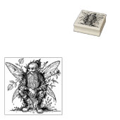 Creëer je eigen wijze feeën grootvader rubberstempel (Gestempeld)