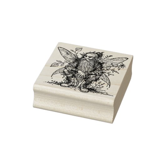 Creëer je eigen wijze feeën grootvader rubberstempel (Stempel)