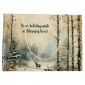 Creëer je eigen  winterverblijf groot cadeauzakje (Achterkant)