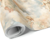 Creëer je eigen witte engelen cadeaupapier (Rol Hoek)