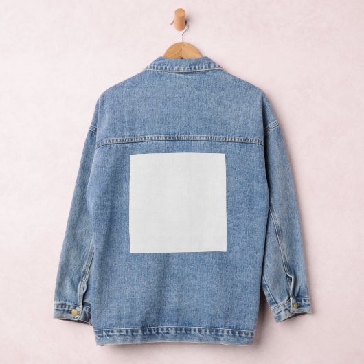 Creëer je eigen witte personaliseerbaar denim jacket (Hangar)