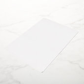 Creëer je eigen witte personaliseerbaar folie uitnodiging (Gedraaid)