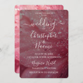 Creëer Je eigen zachte roze close-up fantasybloem Kaart (Voorkant / Achterkant)