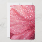 Creëer Je eigen zachte roze close-up fantasybloem Kaart (Achterkant)