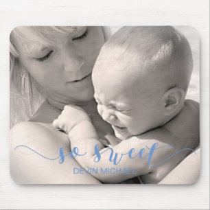 Creëer je eigen zo lieve Baby foto cadeau Muismat