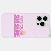 Creëer Je Eigen Zonneschijn Case-Mate iPhone Case (Achterkant (horizontaal))