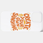 Creëer je eigen zonneschijn Case-Mate iPhone case (Achterkant (horizontaal))