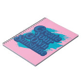 Creëer Je Eigen Zonneschijn Retro faboolous Notitieboek (Linkerzijde)