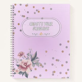 "Creëer Je Eigen Zonneschijn" Spiraal Notebook Notitieboek