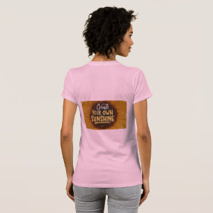 Creëer je eigen zonneschijn t-shirt