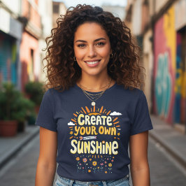 Creëer Je Eigen Zonneschijn Tri-Blend Shirt