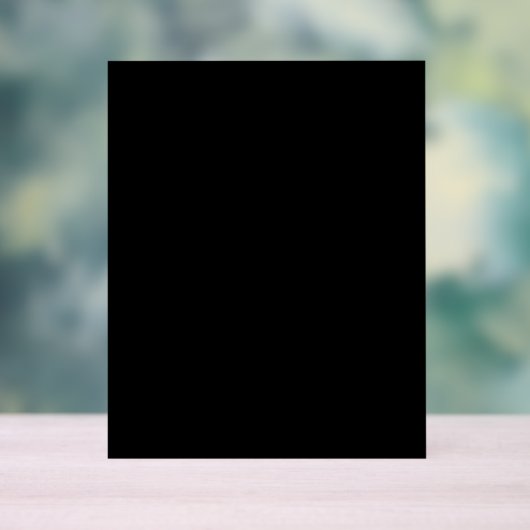 Creëer Je eigen zwarte acryl teken Acryl Bord (Neutraal)