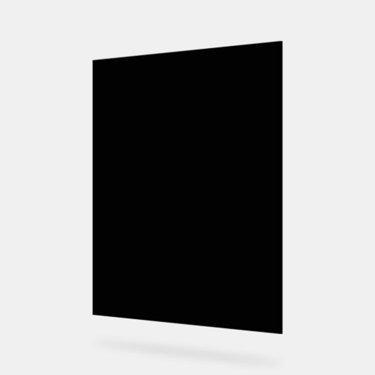 Creëer Je eigen zwarte acryl teken Acryl Bord (Hoek)