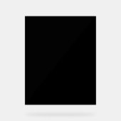 Creëer Je eigen zwarte acryl teken Bord (Voorkant)