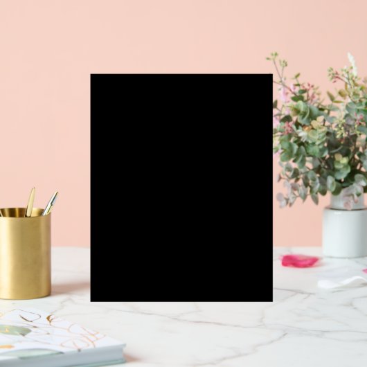 Creëer Je eigen zwarte acryl teken Bord (Huwelijk)