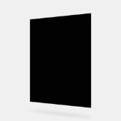 Creëer Je eigen zwarte acryl teken Bord (Hoek)