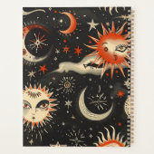 Creëer Je eigen zwarte Sinaasappel Celestial Magic Planner (Achterkant)