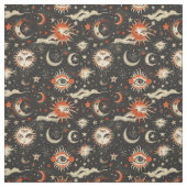 Creëer Je eigen zwarte Sinaasappel Celestial Magic Stof (Swatch)