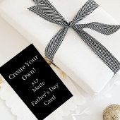 Creëer je eigen zwarte Vaderdag Kaart