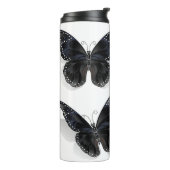 Creëer Je eigen zwarte vlinders Thermosbeker (Gedraaid links)