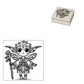 Creëer Je Eigen Zwervende Feeënjongen Nomade Rubberstempel (Gestempeld)