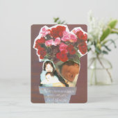 Creëer Je geboorteaankondiging Aankondiging (Staand voorkant)