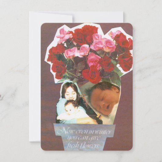 Creëer Je geboorteaankondiging Aankondiging (Voorkant)