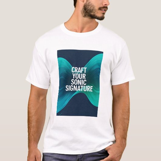 Creëer je Geluidssignatuur optie 3 T-shirt (Voorkant)