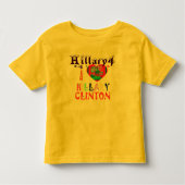Creëer Je hebt een Inspirerend Hillary Love Quote Kinder Shirts (Voorkant)