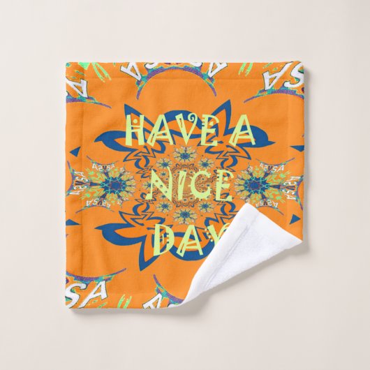 Creëer Je hebt een mooi dagenontwerp Bad Handdoek (Wasdoekje)