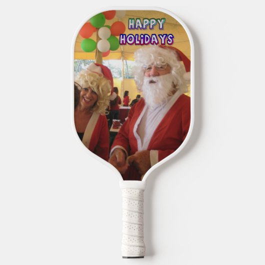 Creëer Je hebt een vrolijk kerstfeest zonder zegen Pickleball Paddle (Voorkant)