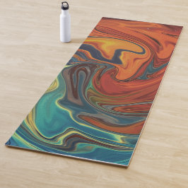 Creëer je minimalistische effen kleur eenvoudige m yogamat