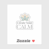Creëer Je Rust Minimalistische Motiverende Sticker (Vel)