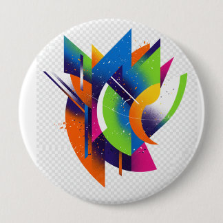 creëer je toekomst positieve mentaliteit ronde button 4,0 cm