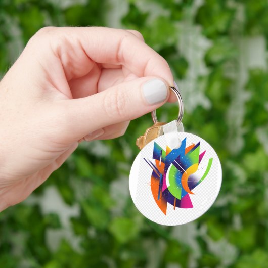 creëer je toekomst positieve mentaliteit sleutelhanger (Hand)