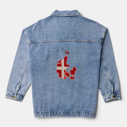 creëer je toekomstpositieve mentaliteit denim jacket (Achterkant)