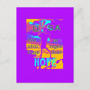 Creëer je VS hopen dat we sterker met elkaar samen Briefkaart