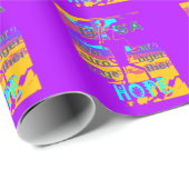 Creëer je VS hopen dat we sterker met elkaar samen Cadeaupapier (Rol Hoek)